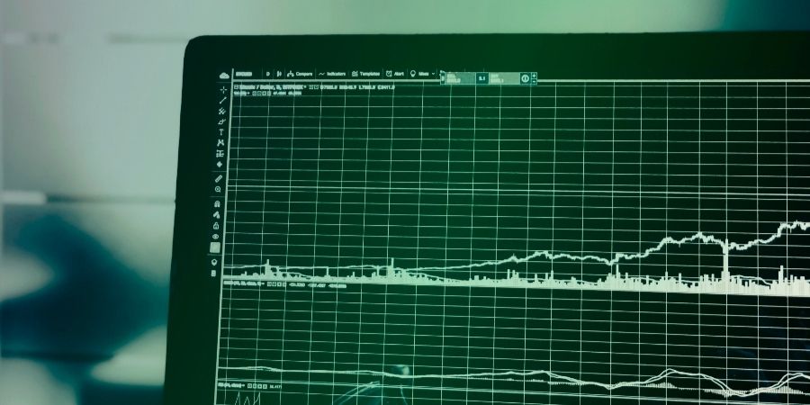 Monitor com dados de estatística