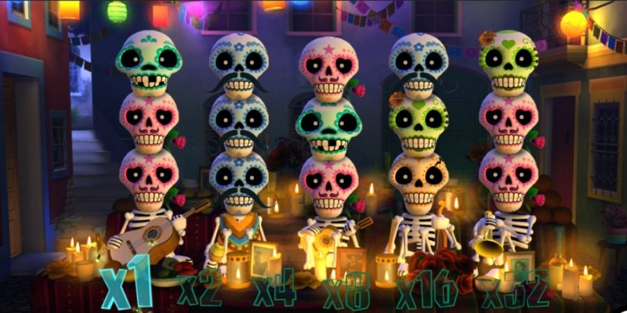 slot-dia-de-los-muertos Ecrã de Slot Machine Dia de Los Muertos