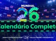 Calendário Completo Mundial 2026