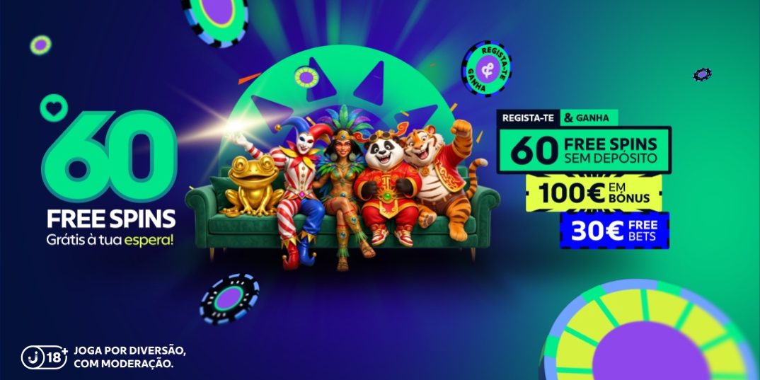 60 free spins solverde pt