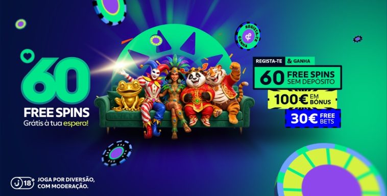 60 free spins solverde pt